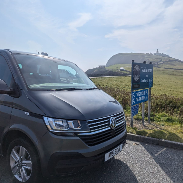 Taxi at Sumburgh Head