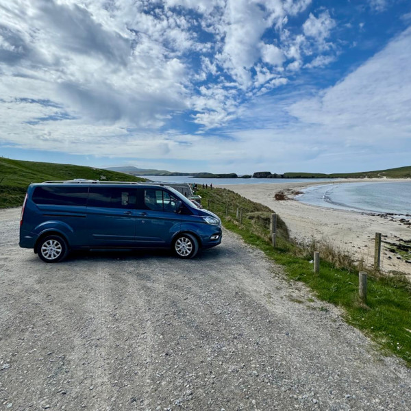 Taxi at St. Ninians Isle